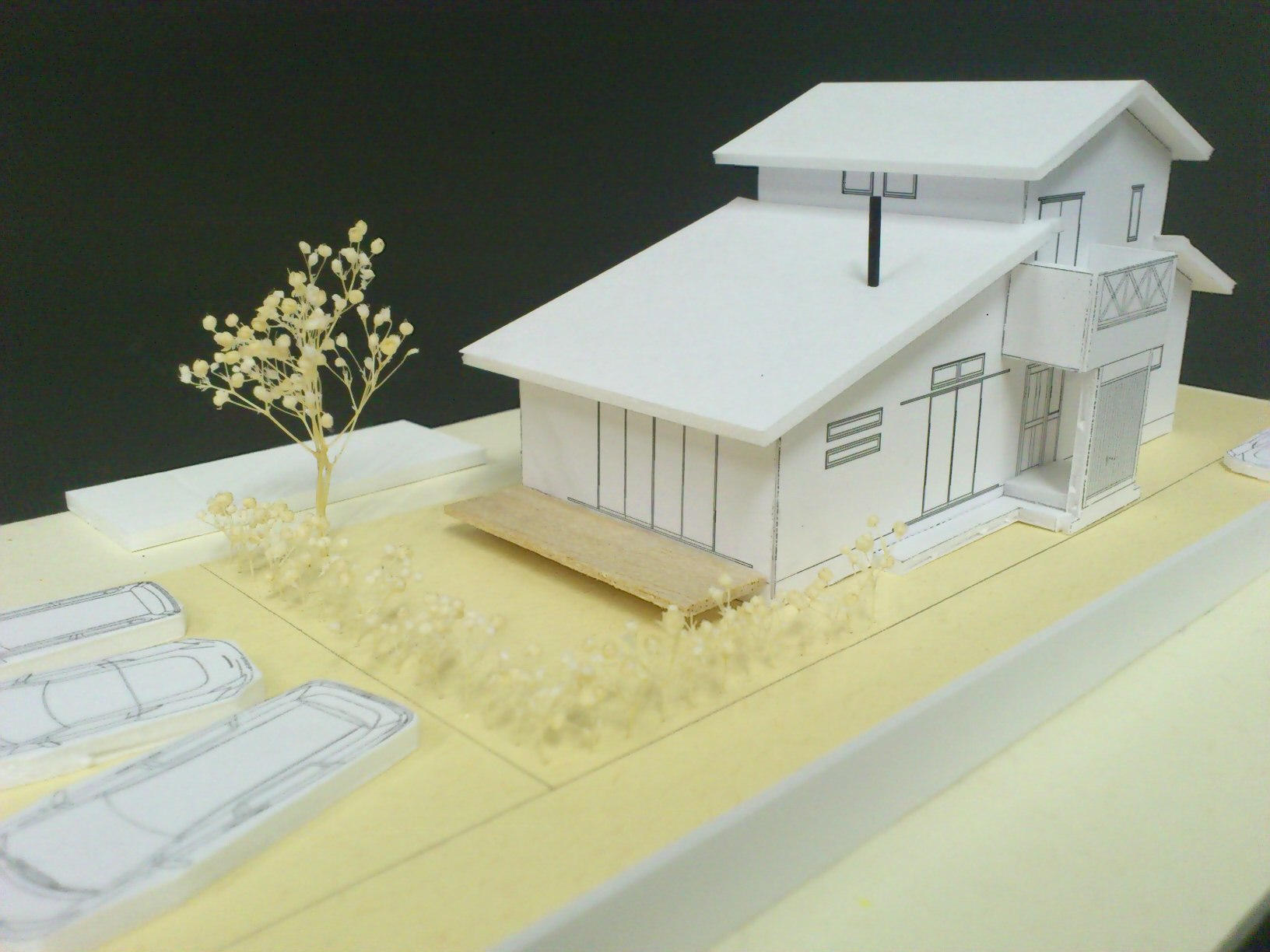 2013年に作成したI様邸の模型